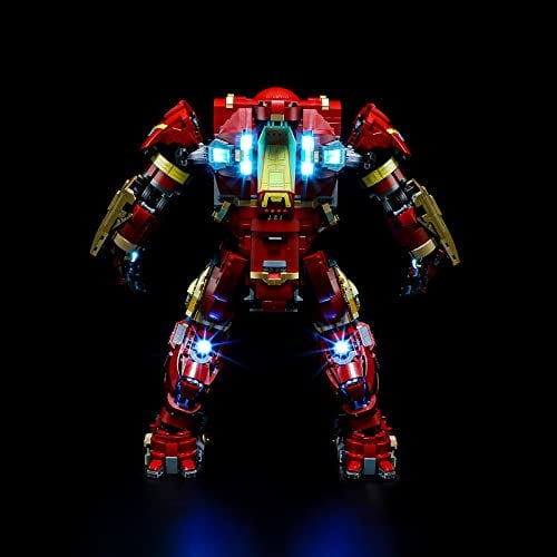 BRIKSMAX Led Lighting Kit for LEGO-76210 Hulkbuster - Compatible with Lego Marvel Building Blocks Model- Not Include Lego Set