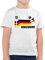 Kinder T-Shirt Jungen - 2026 Fussball WM Fanartikel - Deutschland Trikot mit Name und Nummer Germany - 104 (3/4 Jahre) - Weiß - deutschlandtrikot fußball em 2024 t Shirt fußball. German Tshirt