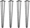 Pieds De Table en Épingle À Cheveux Europe du Nord, avec Vis Et Protecteurs De Sol pour Table, Bureau, Petit-déjeuner, Bar, Banc,90cm,Concord12