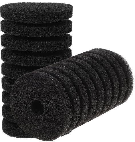 Mikikit 2pcs Filter Replacement Cotton Sponges An Fittings Fish Tank Foam Filter Sponge Pond Pump Filter Sponge Replacement Aquarium Filter Strainer Sponge Replacement Water Filter Large