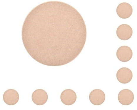 10 Set Töpferscheiben Schläger Faserplatte flache Scheibe Platte für Keramik Ton Herstellung DIY 11 cm