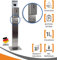 MyMAXXI | Hand Sensor Desinfektionsmittelspender Station STEEL Edelstahl Spender Set 1x 1L Desinfektionsmittel stehend automatisch | touchless disinfection Desinfektionsspender Standfuß Dosierpumpe