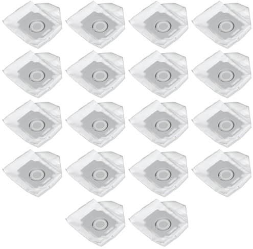 Lot de 18 sacs à poussière jetables de grande capacité pour aspirateurs iRobot i7, i7+/i8, i8+/i3, i3+/i6, i6+/S9