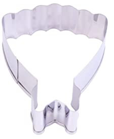 Zerodeko 10 Pezzi tagliabiscotti matrimonio stampo in argilla onsie di pan di torta allo nuziale fette biscottate stampo da torta stampo da forno Metallo Impasto sposa