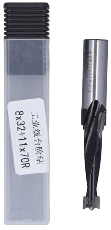 Carbide Forstner Bit 3 in 1 Woodworking Drill Auger Opener Round Shank Black, Suitable for Furniture Making, Efficient Cutting