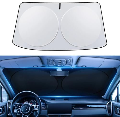 BEDPET Parasol para Parabrisas de Coche, para Seat Leon MK4 2020-2024 Parasol Plegable Protección Completa Bloquea Los UV Aislamiento