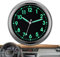 Auto Armaturenbrett Uhr, Dashboard Uhr, Car Dashboard Clock, Auto Uhr mit Doppelseitigem Aufkleber und Lüftungsclip, Quarz-Autouhr für Auto Innendekoration (schwarz leuchtend)