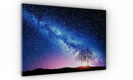 ALLboards Metallische Magnettafel MILCHSTRASSE, 60x40cm MetalBoards Memoboard für jede Art von Magneten Magnetpinnwand + GRATIS Zubehörset