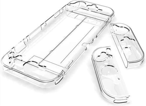 *** Geeignet für Switch OLED Case Schock - resistente Schutzhülle transparent - Van Heble® ***