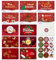 Syunyin Weihnachtskarten mit Umschlag Set 12 Stück - A6 Klappkarten Weihnachts Grußkarten Christmas Cards Glückwunschkarten Weihnachtsgeschenke für Freunde und Familie, Weihnachtsszenen mit 12 Motiven