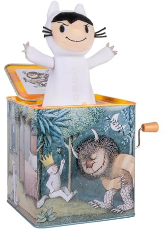 KIDS PREFERRED Where The Wild Things are Max Jack-in-The-Box - Musical Toy for Babies, 6.5