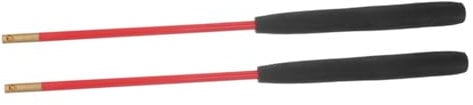 NAMOARLY Chinesische Diabolo Stäbe Mit Rutschfestem Griff Solider Fiberglas Stab 44,5cm Leichter Jonglierstock Mit Lochdesign Ersatzstick Für Diabolo Spiel Und Training
