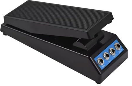 Bamberg Professionelles Lautstärkepedal für Gitarre, Lautstärke/Klassischer Wah-Sound, Mono-/Zweikanal-Lautstärkepedal mit 6,35 mm ein-/Ausgang