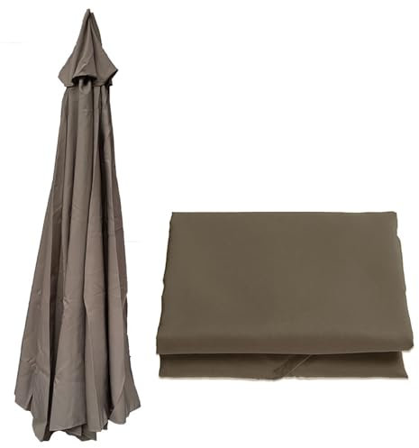 ELYSYSRL Toile de Rechange de Parasol Jardin À 6/8 Baleines, Housse de Rechange 200/270/300/350cm, pour Jardin, Terrasse, Cour, Plage, Piscine, Marché(Color 6,3.0M 8 Ribs)