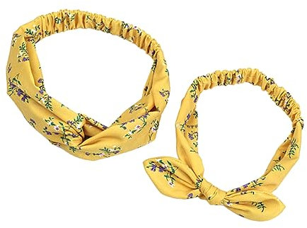 Kisangel Colocar Traje de la banda para el cabello parent-hijo diademas para padres e hijos diadema anudada