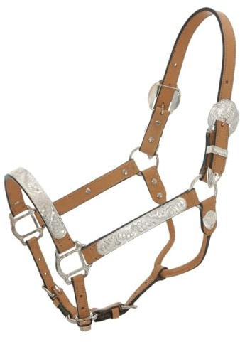 Royal King Silver Show Halter - Light Oil