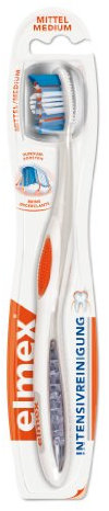 elmex INTENSIVREINIGUNG Zahnbürste Mittel, 2er Pack (2 x 1 Stück)