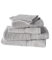 De Witte Lietaer 201391 Set de 2 Gants + 2 Serviettes 50 x 100 cm + 2 Draps de Douche 70 x 140 cm Coton Gris Clair