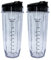 Blendin 32 Ounce Cup with Sip N Seal To Go Lids - Extra Large Replacement Jar Compaible with Nutri Ninja Auto-iQ 1000W and Duo Blenders - Premium Blender Cups Replacement (2 Pack)