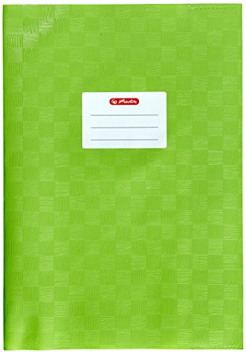 Herlitz 5204110 Hefthülle Baststruktur, Hellgrün, 25 Stück, A4