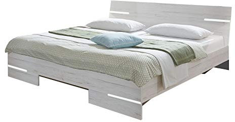 Beauty.Scouts Futonbett Sibling, Bett, Schlafzimmer, Schlafbereich, Gästezimmer,Futon, Futonbett, flaches Bett, Weißeiche Nachbildung, in Verschiedene Größen Größe 140 x 190 cm