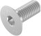 Vis à tête fraisée SECCARO M3 x 8 mm, acier inoxydable V2A VA A2, DIN 7991 / ISO 10642, à six pans creux, 20 pièces