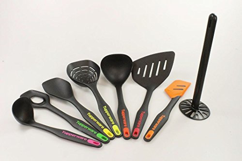TUPPERWARE Schiacciapatate+Schiumaiola+Mestolo+Silicone+Cucchiaio+MestoloPiccolo