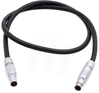 RS - Cable de alimentación Teradek (3 pines, 0B, 2 pines, para transmisor y receptor Bond Bolt Cube (recto)