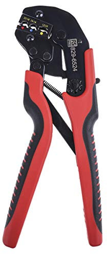 RS PRO Hand Crimpzange 22AWG → 10AWG, 0,5 → 6mm² / 22 → 10AWG für Isolierte Flachstecker, 250 mm