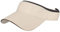 Breiter Sonnenschild | Visor mit Klettverschluss & weichem Schweißband für Damen und Herren (Weiß, One Size)