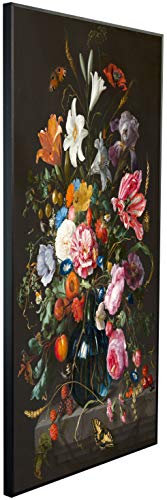 Ecowelle Infrarotheizung mit Bild | 750 Watt | 60x120 cm | Infrarot Heizung| | Made in Germany| g 165 Gemälde Blume