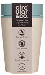 Circular & Co Kaffeebecher 227 ml - OS - weiß/blau