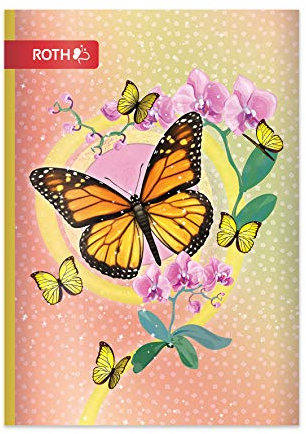 ROTH Muttiheft Schmetterling A6 64 Seite liniert