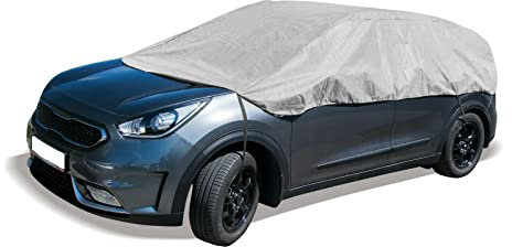Autoabdeckung Halbgarage Frostschutz UV-Schutz Atmungsaktiv Kompatibel mit Roomster 5J Hatchback 5-türer