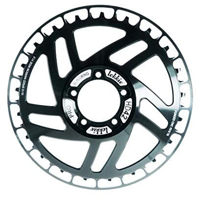 windmeile | Lekkie Bling Ring PRO Kettenblatt Schwarz, 42T, für Bafang BBS03 BBSHD, Kettenring, Chain Ring, Fahrrad, E-Bike, Pedelec