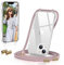 GOODVISH Handykette iPhone 14 Hülle Kompatibel mit iPhone 13 Hülle, Necklace Hülle mit Band Handyhülle für zum Umhängen, Transparent Case mit Kette, Kameraschutz und Bildschirmschutz, Roségold