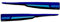 BIKE-label Dekor Aufkleber 3D Blau kompatibel mit Yamaha MT 125 Icon Blue X550201