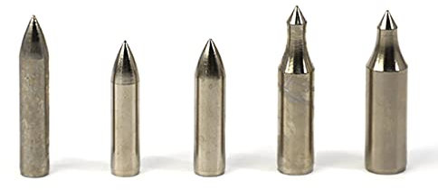 Elkrich 20 Stück Bogenschießen Pfeilspitzen Pfeilspitzen zum Aufkleben von Pfeilspitzen für Zielübungen Kugelspitzen für Bambus Holzpfeile (005)