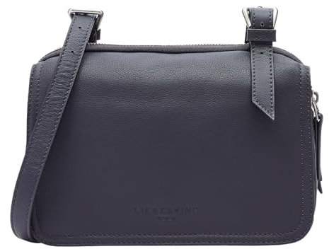 Liebeskind Berlin Damen-Umhängetasche „Mareike S“ I Crossbody Bag aus Leder mit verstellbaren Schulterriemen I Schultertasche, großzügige Fächer mit Reißverschluss I Shoulder Bag schwarz
