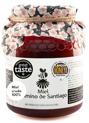 MIEL CRUDA PURA de Abeja 100% ESPAÑA. TEXTURA NATURAL. ORGÁNICA. Sin azúcar, sin aditivos, sin pasteurizar. Antioxidante, sales minerales, antibacteriana. (Bosque 1000 gr).