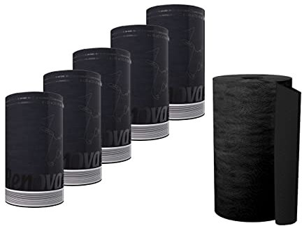 6er Pack Renova Küchenrollen Black Schwarz - Küchenrolle Küchenpapier 2-lagig - Maxi Rolle - farbig - bunt - Papierrolle - Allzwecktücher- der Pack entspricht 18 Standardrollen