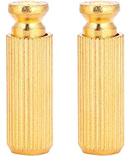 Tremolo-Ankerbolzen, 2 Stück 8 Mm Verstellbare E-Gitarren-Tremolo-Stegbolzen für Floyd Rose (Gold)