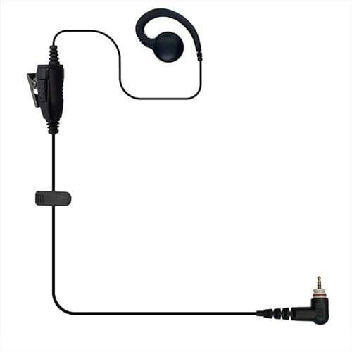 MONICONA Eindraht-C-Ring Headset Ohrhörer kompatibel mit Motorola Radios Curve DLR110 TLK100 TLK110 SLN1000 SL300 SL1600 SL2600 SL3500E