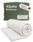 Alpakanacht Alpaka Bettdecke Ganzjahr - Bettdecke 200x200 cm, Alpaka Decke, Ganzjahresdecke, 1.600g Füllung, nachhaltige Schlafdecke mit Alpaka Wolle, Steppbett Made in Germany