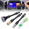 JIZZU 4pcs Pinceau Detailing Auto,Pinceau de Détail,Auto Detailing Brush Se, Pinceaux Nettoyage Brosse Nettoyage Voiture pour La Voiture Roues Tableau de Bord, Intérieur, Extérieur, Bouches D'aération
