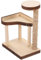 ifundom Árbol rascador de madera en miniatura para muebles de casa de muñecas a escala 1:12, accesorios