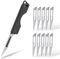KeyUnity KK01S Titanium Klappmesser, Utility EDC Taschenmesser mit #11 austauschbare Klinge, für Outdoor-Jagd, Camping, Angeln, Wandern für Männer & Frauen (Schwarz)