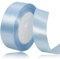 Geschenkband Hellblaues 25 mm Breit,23 Meter Satinbänder Hellblaues Stoff Schleifenband Kunsthandwerk,Hochzeitsdekoration, Weihnachten, Haarbögen, Blumensträuße, Geburtstag und Geschenkverpackung