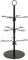 XLSBZ Cocktail Tree Stand for 12 Glasses,Metal Wine Glass Racks Hanging Wine Cup Display Stand Drinks Tree Display Holder for Gin, Cocktails, Champagne, Wine (Black 3 Tier)