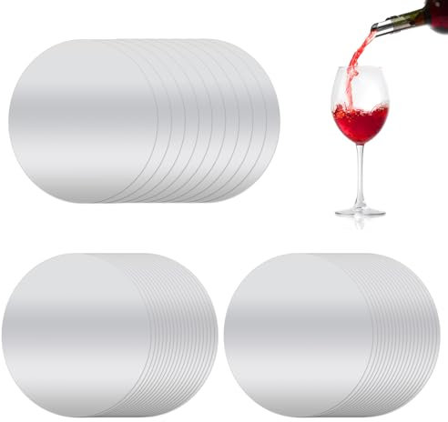 50 x Wine Pourers, Wine Stopper, Anti-Drip Wine Pourer, Reusable Pourer, Economical Pourers for Wine Bottles and Olive Oil, Ideal Accessory for Dinners and Banquets
